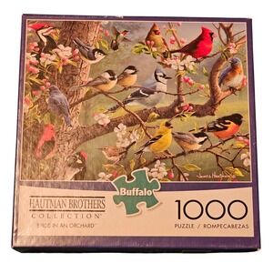 Buffalo Games Hautman Brothers 1000 Jigsaw Puzzle Birds in an‎ Orchard